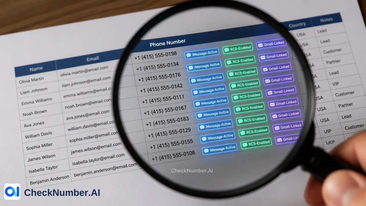 Optimizing CRM Data Hygiene with CheckNumber.AI Bulk Verification
