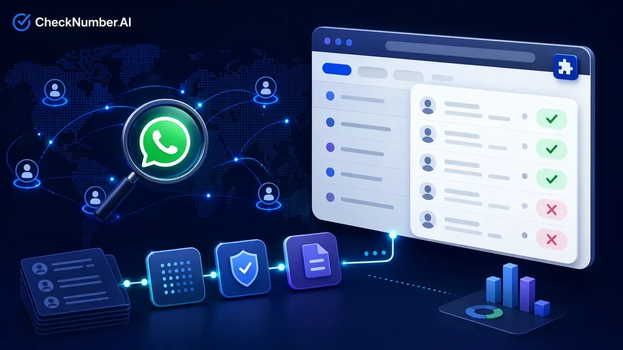 Learn how to use the WhatsApp Number Check Tool to check if a phone number is available on WhatsApp or not.