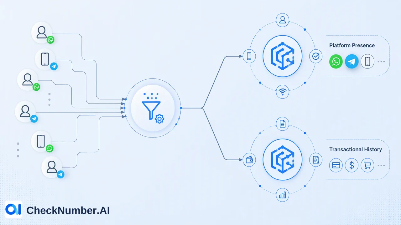 Una guía práctica para separar las señales de registro en plataformas del historial de compras interno, con el fin de fortalecer la higiene del CRM y priorizar la prospección de ventas.