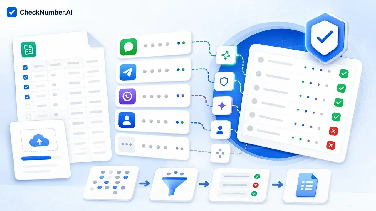 多平台账号检测对比 — WhatsApp vs Telegram vs Viber vs Facebook