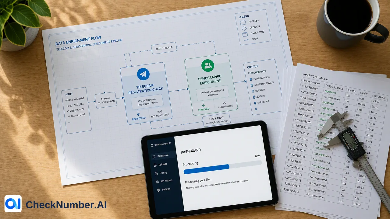 Erfahren Sie, wie Sie B2B-Lead-Listen optimieren und die Kontaktaufnahme durch Telegram-Signalanreicherung und Kontopräsenzdaten priorisieren.