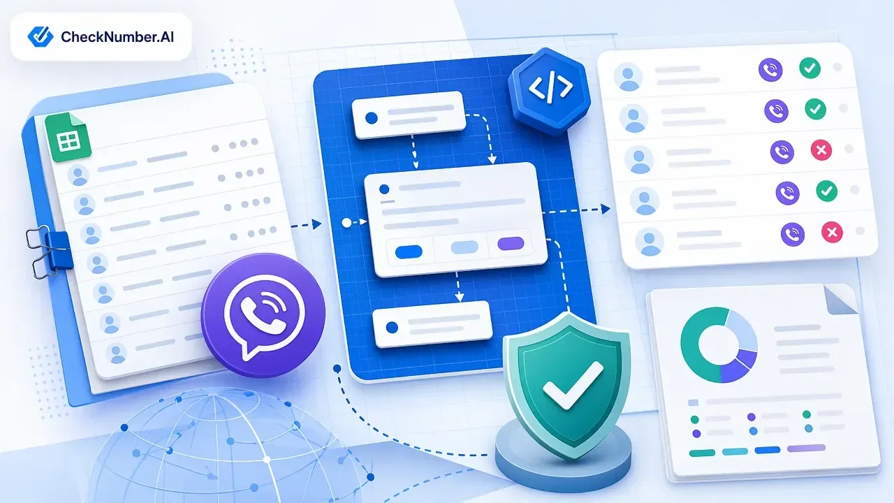 Viber Number Checker — Verify Viber Account Registration via API