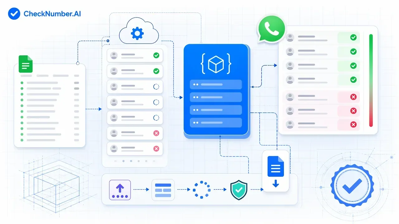 WhatsApp Bulk Number Checker Simple API